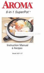 Aroma SuperPot ASP-137 Manual de instruções e receitas