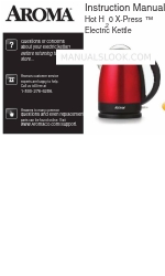 Aroma Hot H20 X-Press Manual de instrucciones