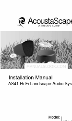 AcoustaScape AS41SYS Посібник з монтажу