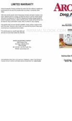 Aroma CoolFry ADF-171N Manual de instrucciones y manual de cocina