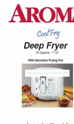 Aroma CoolFry ADF-171N Manual de instrucciones y manual de cocina