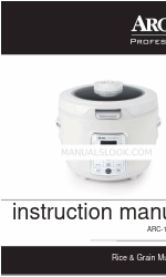 Aroma Professional ARC-1230W Instruction Manual