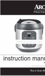 Aroma Professional ARC-994SG Manual de instrucciones