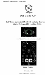 CubuSynth Dual CS-20 VCF 빌드 매뉴얼