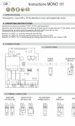 AERF MONO 1H Anweisungen