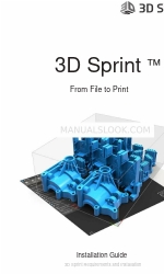 3D Systems 3D Sprint Manuale di installazione