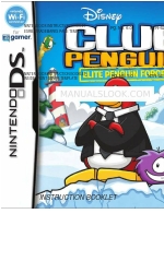 Disney Disney Club Penguin: Elite Penguin Force Nintendo DS NTR-CLPE-USA Instructieboekje