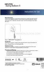 Abbott AMPLATZER Sizing Balloon II Series Manual de instruções de utilização