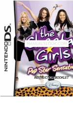 Disney The Cheetah Girls: Pop Star Sensations Instruction Booklet