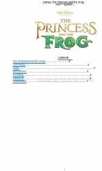 Disney The Princess and the Frog for Wii Посібник користувача