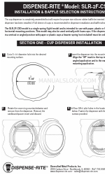 Dispense-Rite SLR-2F-CSD Instructions d'installation