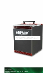 ARPACK AirClean AC 30 사용자 설명서