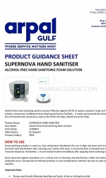 arpal GULF SUPERNOVA SN35 Product Guidance Sheet