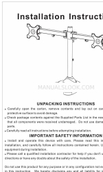 Display Mount Pro LCD351D-STAND Instructions d'installation