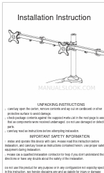 Display Mount Pro LCD482T-STAND Instructions d'installation