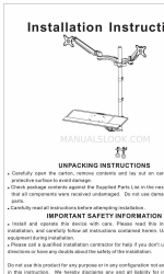 Display Mount Pro SSW 002 Manual de instruções de instalação