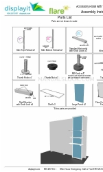 displayit flare Instruções de montagem