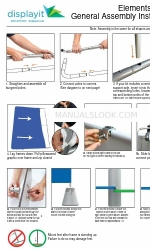 displayit 10 Foot Instruções de montagem