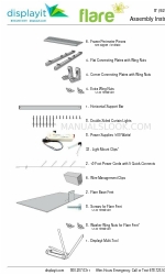 displayit 8' flare 조립 지침 매뉴얼