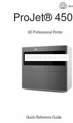 3D Systems ProJet 4500 Manual de referência rápida