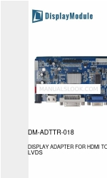 DisplayModule DM-ADTTR-018 Manuale