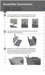 Displays2go 840844174662 Assembly Instructions