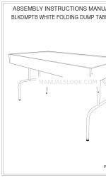 Displays2go BLKDMPTB Manual de montagem e de instruções