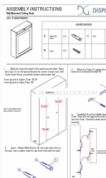 Displays2go FDWMDWBBRN Instrucciones de montaje