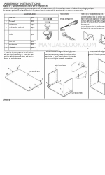 Displays2go NESTING SHELVES WITH WHEELS MBSHF 조립 지침