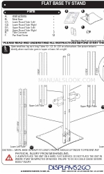 Displays2go DSTAND2BK Manual