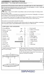 Displays2go WXNTVGBO1 Instrucciones de montaje