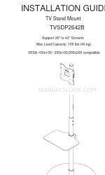 Displays2go TVSDP2642B 설치 매뉴얼