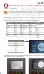 3D Systems LC-3D Print Box Quick Start Manual