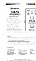 Acoustic Control GAMMA ATLAS Owner's Manual