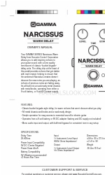 Acoustic Control NARCISSUS GAMMA Series Gebruikershandleiding