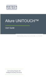 Distech Controls Allure UNITOUCH Benutzerhandbuch