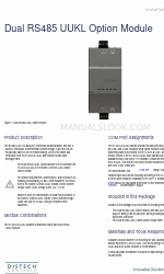 Distech Controls RS485 UUKL Manuel d'installation