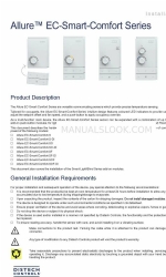 Distech Controls Allure EC-Smart-Comfort-S 설치 매뉴얼