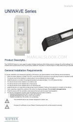 Distech Controls UNIWAVE Series Manuale di installazione