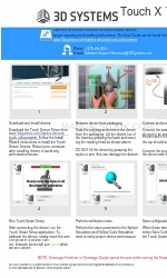 3D Systems Touch X Manual de inicio rápido