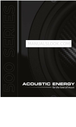 Acoustic Energy 500 Series Руководство