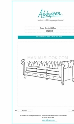 Abbyson Grand Chesterfield BR-2903-3 Manual de instrucciones de montaje