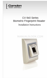 CAMDEN CV-940 Series Instrukcja instalacji