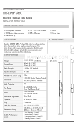 CAMDEN CX-EPD1289L Installationsanleitung Handbuch