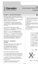 CAMDEN Sure-Wave 324/3S Instrukcje instalacji