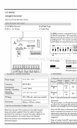 CAMDEN CV-WRX4 Petunjuk Instalasi