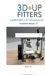 3D Upfitters LulzBot Mini 2 R1 Installationshandbuch