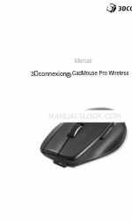 3DConnexion CadMouse Pro Handmatig