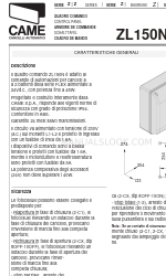 CAME Z Series Manual