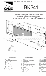 CAME BK241 Інструкція з монтажу Посібник з монтажу